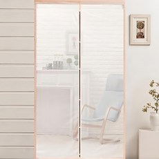 ALTTEURI 磁吸防蚊門簾, 米色