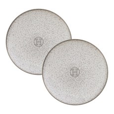 HERMES 愛馬仕 Mosaïc 24 鉑金麵包與奶油盤 035012P, 混合色, 2個