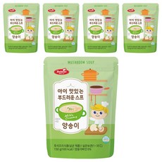 Bebest 兒童美味滑順濃湯, 150g, 蘑菇, 5個