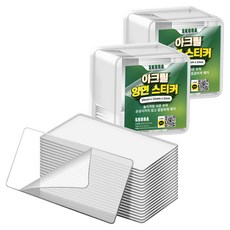 Skora 壓克力雙面貼紙 30mm x 15mm, 100個