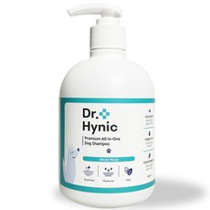 Dr. Hynic 頂級全效合一寵物洗毛精 白麝香, 1個, 500ml