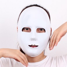 PARTYSHOW SHOW 高級面具, 白色, 10個