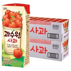 남양과수원 사과주스, 190ml, 48개