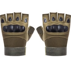 오토바이 반장갑 양손세트 H타입, 올리브