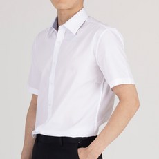 CAMEMBERT 男士防皺修身短袖襯衫 S003