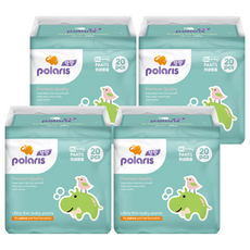 polaris 輕薄褲型尿布, XXL, 80片