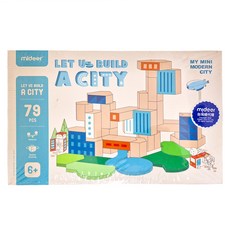 mideer 夢幻城市積木, 1盒