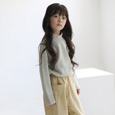 YEROOYENA 兒童柔軟高領T恤