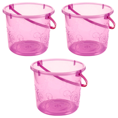 UDA 有達 生活King 水噹噹水桶 8L 顏色隨機 家用清潔提水桶, 3個