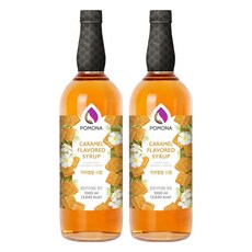 포모나 카라멜 커피시럽, 1L, 2개
