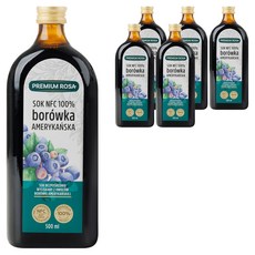 프리미엄로사 블루베리 원액 즙, 500ml, 6개 500ml, 6개