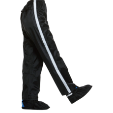 JUMP 將門 3D 防水雨褲 內裡防水 反光 條紋 男女適用, 黑色, L