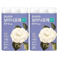 Mona Lisa 植物森林三層捲筒衛生紙, 30捲, 2袋