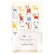 e.spongewipe 環保萬用擦拭布 吸水墊 隔熱墊 - 貓咪, L(30.4 x 25.7cm), L(30.4 x 25.7cm) 貓咪, 1個