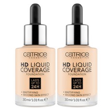 Catrice HD 液體遮瑕粉底 30ml, #010, 2瓶