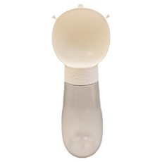 寵物星樂園 狗狗外出水杯 大 600ml, 呆萌 白, 便攜式寵物飲水器, 1個