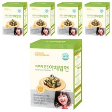 베베푸드 아빠가 만든 야채밥앤 후레이크, 28g, 5개