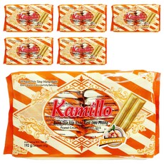 卡米諾脆捲-花生口味 6入 酥脆威化餅 花生奶油 獨立包裝 分享包, 192g