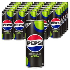 PEPSI 百事可樂 營業用零糖可樂 萊姆香, 245ml, 40個