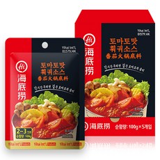 海底撈 番茄味火鍋醬 5入, 1個, 500g