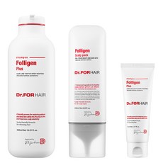 Dr. For Hair Polygen Plus 洗髮水 500ml + 70ml + 頭皮包 250ml 套裝, 1套