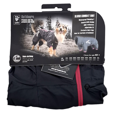 Hurtta 超輕防潑水透氣全護機能衣，防水Houndtex材質，3M反光條設計, 50號, 炭灰, 1件