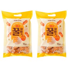 무직타이거 미니 꿀 꽈배기, 2개, 1kg