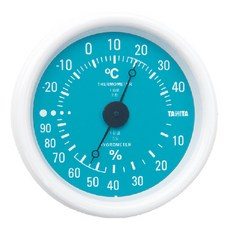 TANITA 塔尼達 指針式溫濕度計 TT-515, 1個, 藍色