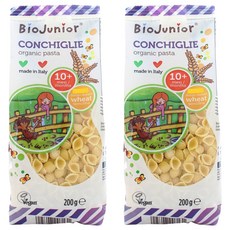 바이오주니어 유기농 콘킬리에 파스타, 200g, 2개