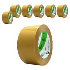 Shin Hung 輕包裝盒膠帶黃 57mic x 80m, 6個