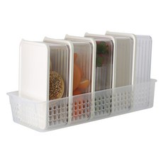 실리쿡 냉장고정리용기 깊은2호 트레이 세트, 6개, 1개