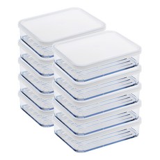 실리쿡 냉장고 소분 용기 납작 3호, 1개입, 10개