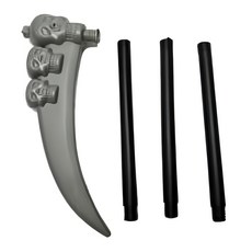 MODACore 摩達客 萬聖派對大鬼頭鐮刀 三節組裝, 93 x 35cm, 1支, 灰色