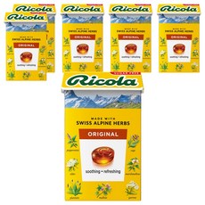 Ricola 利口樂 原味潤喉糖, 40g, 6盒