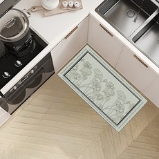 MF스토어 빨아쓰는 깨지지 않는 북유럽 오슬로 주방 욕실 싱크대 규조토 발매트, B타입