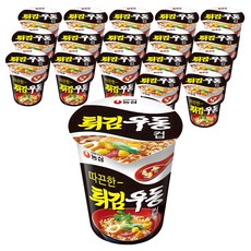 튀김우동 컵면, 62g, 18개
