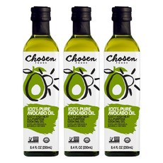 Chosen FOODS 酪梨油, 250ml, 3瓶