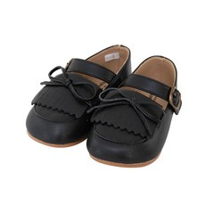 balsori 孩童蝴蝶結流蘇扣帶樂福鞋