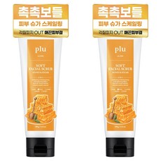플루 소프트 페이셜 스크럽 허니 앤 슈가, 100g, 2개 100g, 2개
