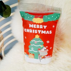 DONNA&DECO 聖誕節企鵝圖案手提塑膠夾鏈包裝袋 20枚組, 20入, 混合顏色