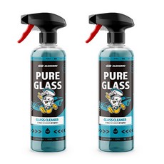 글로스브로 퓨어글래스 차량용 유리 다목적세정제, 500ml, 2개