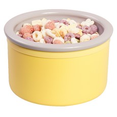 보울보울 헬로 둥근볼 3p 세트 10cm(h), 애쉬그레이+치즈옐로우, 1세트