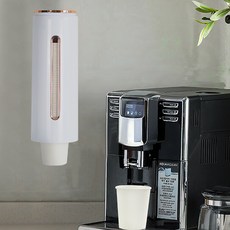 comet 免打孔黏貼式紙杯架, 1個, 白色