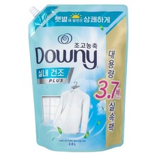 Downy 超濃縮室內晾乾PLUS織物柔順劑 清新潔淨補充包, 1個, 2.6L