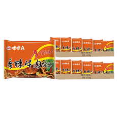 味丹 味味A 香辣牛肉湯麵 83g, 10包