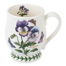 PORTmeIRION 波特玫琳恩 Botanic Garden 布里斯托馬克杯 350ml, 1個, 三色堇