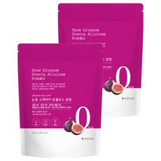 자연지애 눈꽃 스테비아 알룰로스 분말, 2개, 400g