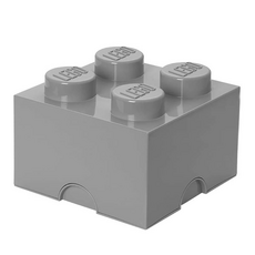 Room Copenhagen 4格收納盒, 淺灰, 1個