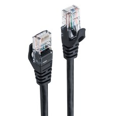 RASTO REC10 超高速 Cat6 傳輸網路線, 8m, 黑色, 1條