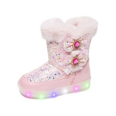 La Stella Sweety LED 發光亮片毛絨內裡防寒靴